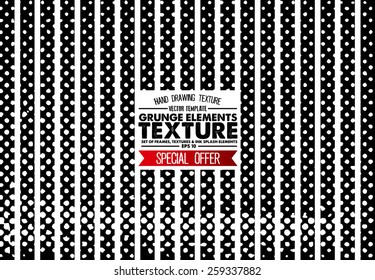 Grunge lines texture - abstract stock vector template - easy to use