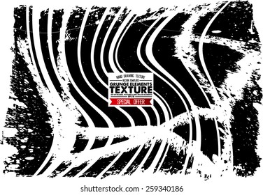 Grunge lines texture - abstract stock vector template - easy to use