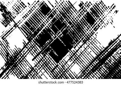 Grunge lines texture background - abstract isolated stock vector template - easy to use