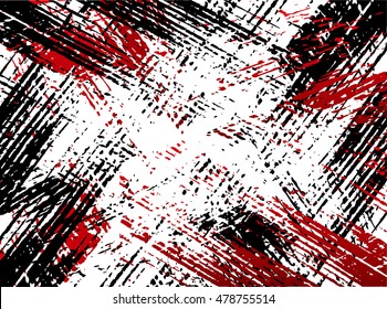 Grunge lines texture - isolated vector template
