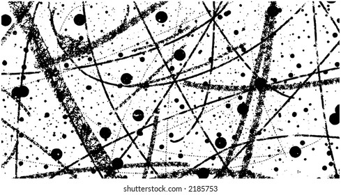 Grunge lines in vector