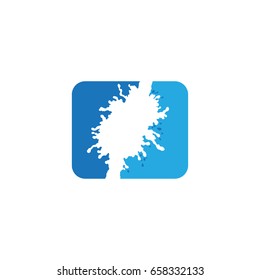 grunge logo