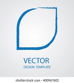 Grunge Logo Shape.