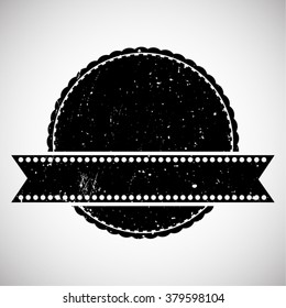 Grunge Logo Shape. Retro Label .Textured badge. banner design. Vector Background.