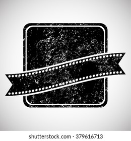 Grunge Logo Shape.Retro Label .Textured Shape. banner design.Vector Background.