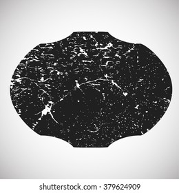 Grunge Logo Shape.Retro Label .Textured Shape. banner design.Vector Background.