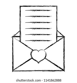 grunge love card open with beauty message