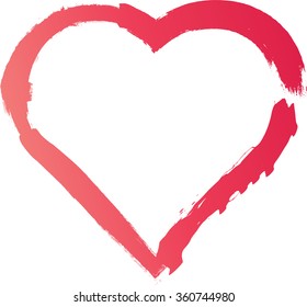 Grunge Love Heart .