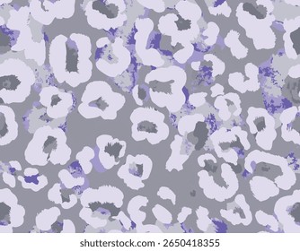 Grunge Macro Elements Jaguar Animal Skin Furry Vetor Art Mão desenhada, Leopardo, Cheetah Skin Formas abstratas, cores vivas brilhantes, moda adequada para impressão na superfície em todo o padrão de impressão sem emenda 