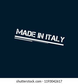Grunge MADE IN ITALY rubber seal stamp