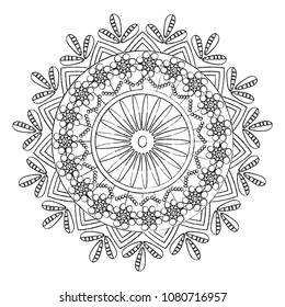 grunge mandala decoration ornament indian style
