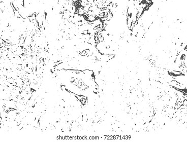 Grunge marble style texture. Abstract monochrome vector template. Black white background.