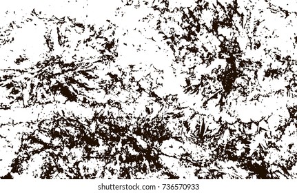 Grunge marble texture. White and black distress design. Torn stone modern background. Monochrome granite surface. Vector illustration.