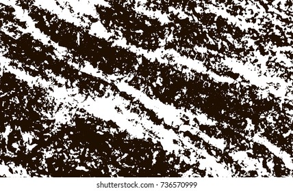 Grunge marble texture. White and black distress design. Torn stone modern background. Monochrome granite surface. Vector illustration.