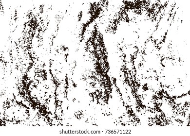 Grunge marble texture. White and black distress design. Torn stone modern background. Monochrome granite surface. Vector illustration.