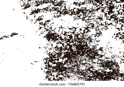 Grunge marble texture. White and black distress design. Torn stone modern background. Monochrome granite surface. Vector illustration.