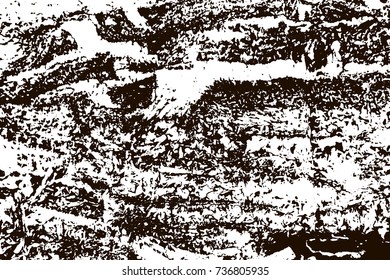 Grunge marble texture. White and black distress design. Torn stone modern background. Monochrome granite surface. Vector illustration.