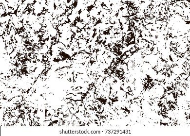Grunge marble texture. White and black distress design. Torn stone modern background. Monochrome granite surface. Vector illustration.
