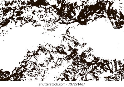 Grunge marble texture. White and black distress design. Torn stone modern background. Monochrome granite surface. Vector illustration.