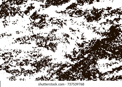Grunge marble texture. White and black distress design. Torn stone modern background. Monochrome granite surface. Vector illustration.