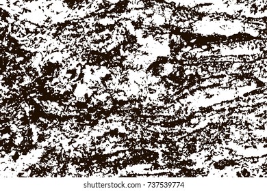 Grunge marble texture. White and black distress design. Torn stone modern background. Monochrome granite surface. Vector illustration.