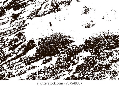 Grunge marble texture. White and black distress design. Torn stone modern background. Monochrome granite surface. Vector illustration.