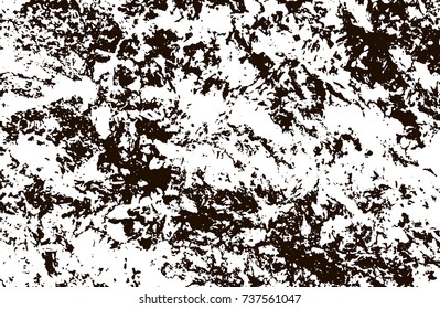Grunge marble texture. White and black distress design. Torn stone modern background. Monochrome granite surface. Vector illustration.