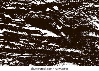 Grunge marble texture. White and black distress design. Torn stone modern background. Monochrome granite surface. Vector illustration.
