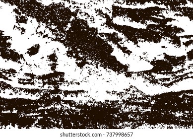 Grunge marble texture. White and black distress design. Torn stone modern background. Monochrome granite surface. Vector illustration.