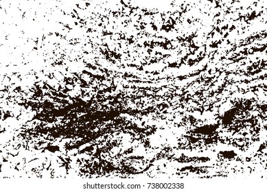 Grunge marble texture. White and black distress design. Torn stone modern background. Monochrome granite surface. Vector illustration.