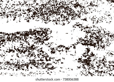 Grunge marble texture. White and black distress design. Torn stone modern background. Monochrome granite surface. Vector illustration.