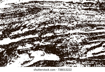 Grunge marble texture. White and black distress design. Torn stone modern background. Monochrome granite surface. Vector illustration.