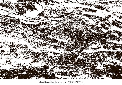 Grunge marble texture. White and black distress design. Torn stone modern background. Monochrome granite surface. Vector illustration.