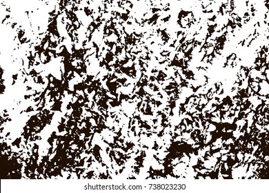 Grunge marble texture. White and black distress design. Torn stone modern background. Monochrome granite surface. Vector illustration.