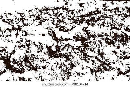 Grunge marble texture. White and black distress design. Torn stone modern background. Monochrome granite surface. Vector illustration.
