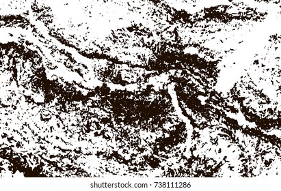 Grunge marble texture. White and black distress design. Torn stone modern background. Monochrome granite surface. Vector illustration.