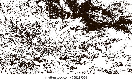 Grunge marble texture. White and black distress design. Torn stone modern background. Monochrome granite surface. Vector illustration.