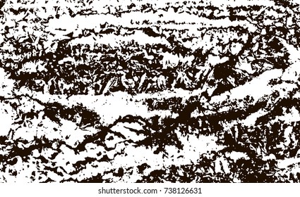Grunge marble texture. White and black distress design. Torn stone modern background. Monochrome granite surface. Vector illustration.