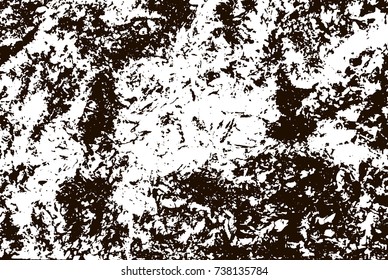 Grunge marble texture. White and black distress design. Torn stone modern background. Monochrome granite surface. Vector illustration.