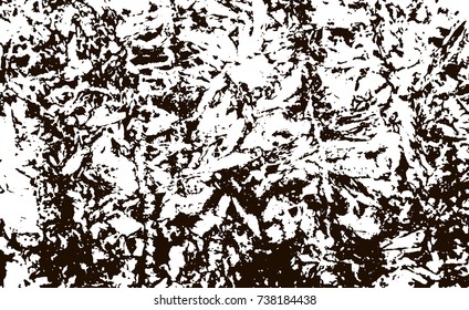 Grunge marble texture. White and black distress design. Torn stone modern background. Monochrome granite surface. Vector illustration.