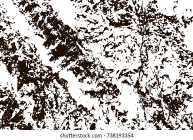 Grunge marble texture. White and black distress design. Torn stone modern background. Monochrome granite surface. Vector illustration.