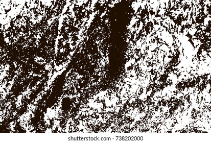 Grunge marble texture. White and black distress design. Torn stone modern background. Monochrome granite surface. Vector illustration.