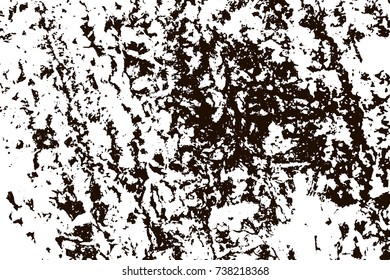 Grunge marble texture. White and black distress design. Torn stone modern background. Monochrome granite surface. Vector illustration.