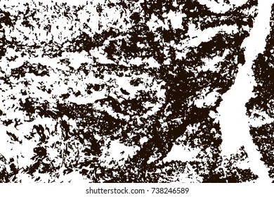 Grunge marble texture. White and black distress design. Torn stone modern background. Monochrome granite surface. Vector illustration.