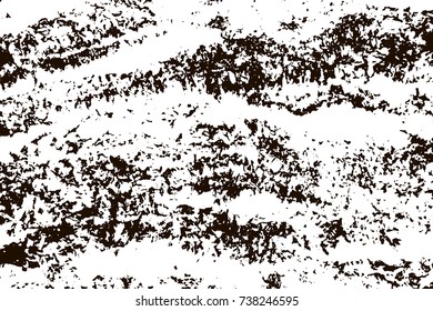 Grunge marble texture. White and black distress design. Torn stone modern background. Monochrome granite surface. Vector illustration.