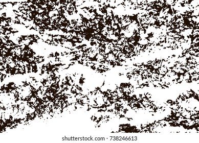 Grunge marble texture. White and black distress design. Torn stone modern background. Monochrome granite surface. Vector illustration.