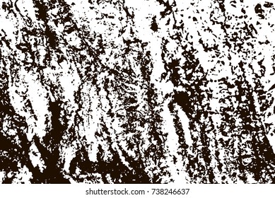 Grunge marble texture. White and black distress design. Torn stone modern background. Monochrome granite surface. Vector illustration.
