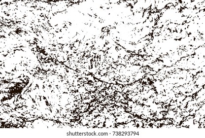 Grunge marble texture. White and black distress design. Torn stone modern background. Monochrome granite surface. Vector illustration.