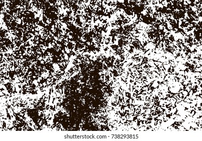 Grunge marble texture. White and black distress design. Torn stone modern background. Monochrome granite surface. Vector illustration.