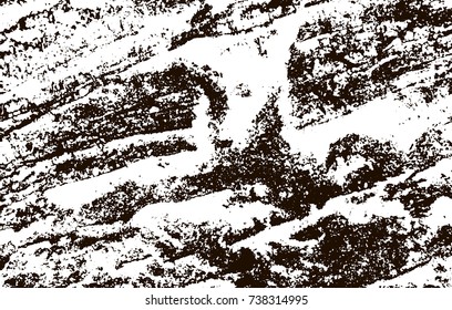 Grunge marble texture. White and black distress design. Torn stone modern background. Monochrome granite surface. Vector illustration.